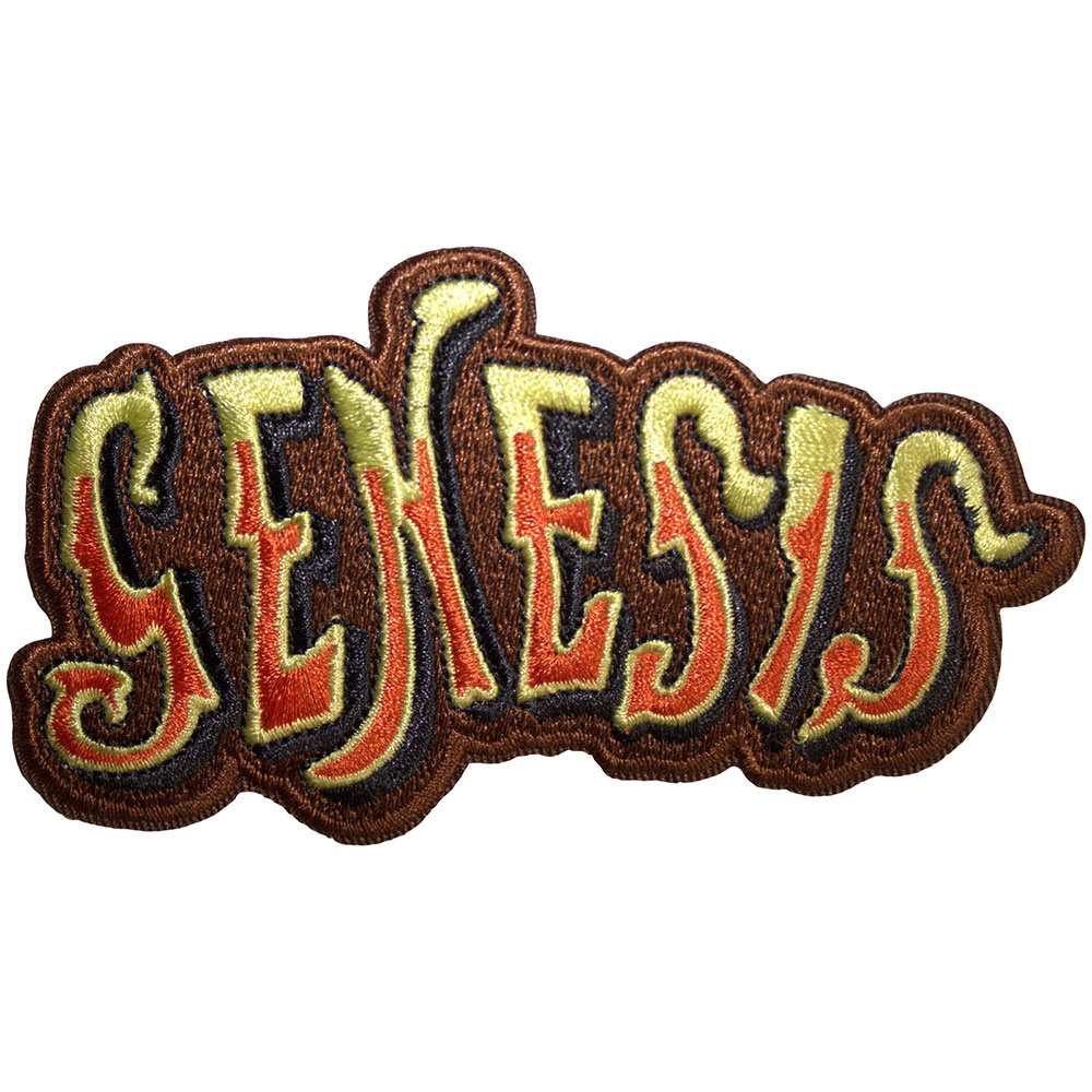 Genesis - Classic Logo Patch - Oranje/Bruin